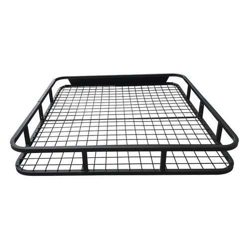 Universal Roof Rack Basket - Car Luggage Carrier Steel Cage Vehicle Cargo