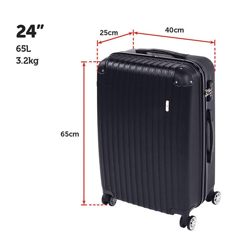 Delegate Suitcase Luggage Set 20" 24" 28"Carry On TSA