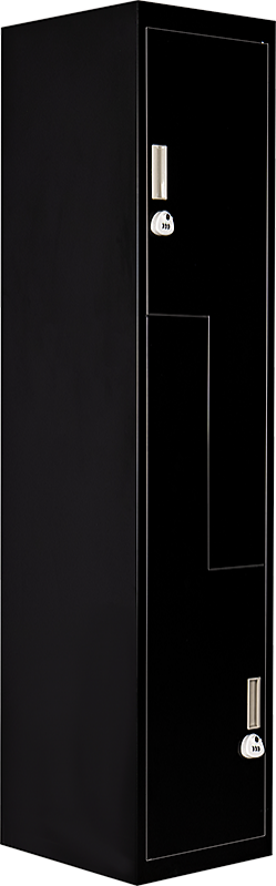 Multipurpose Locker – Black Dual L-Shaped Door with 3-Digit Combination Lock