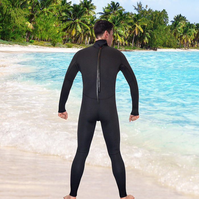 3mm Neoprene Mens Steamer Wetsuit Long Sleeve/Leg Large