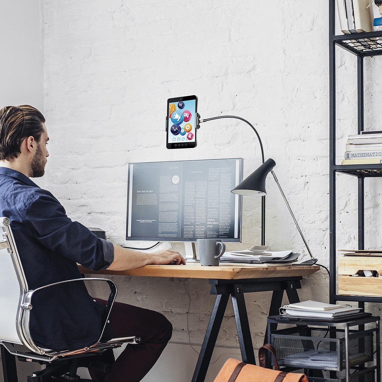 Adjustable Floor Stand Lazy Mount Holder Bracket For