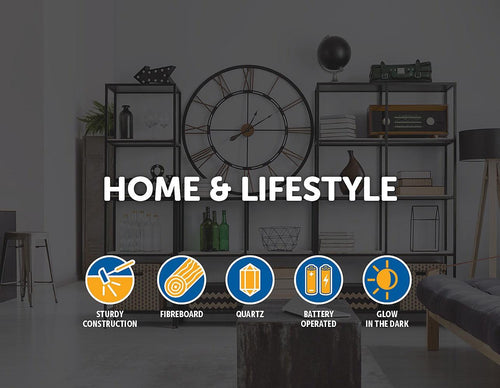 Glow In Dark Wall Clock Luminous Quartz Wooden Non Ticking Home Decor 30cm