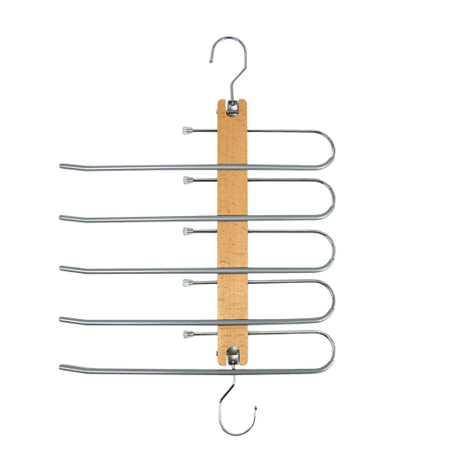 Pants Clothes Coat Hanger Non-slip Magic Space Saver Closet Organizer Rack