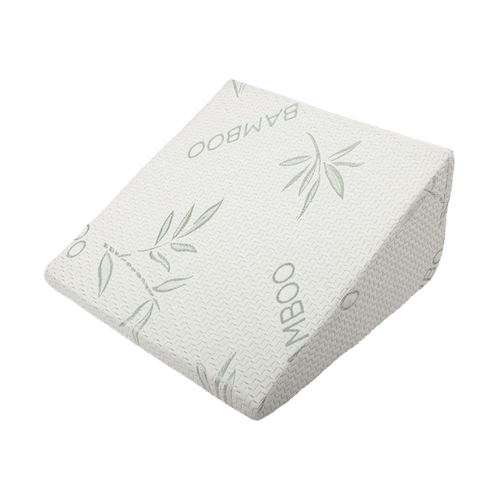 Cool Gel Memory Foam Bed Wedge Pillow Cushion Neck Back Support Sleep with Cover