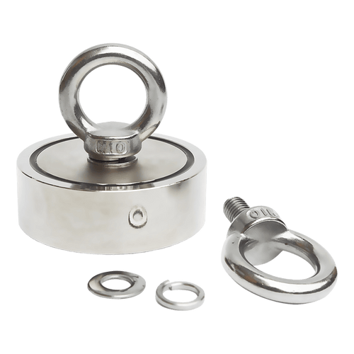 340Kg Salvage Strong Recovery Magnet Neodymium Hook Treasure Hunting Fishing