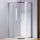 100 x 100cm Rounded Sliding 6mm Curved Shower Screen with Base in Chrome