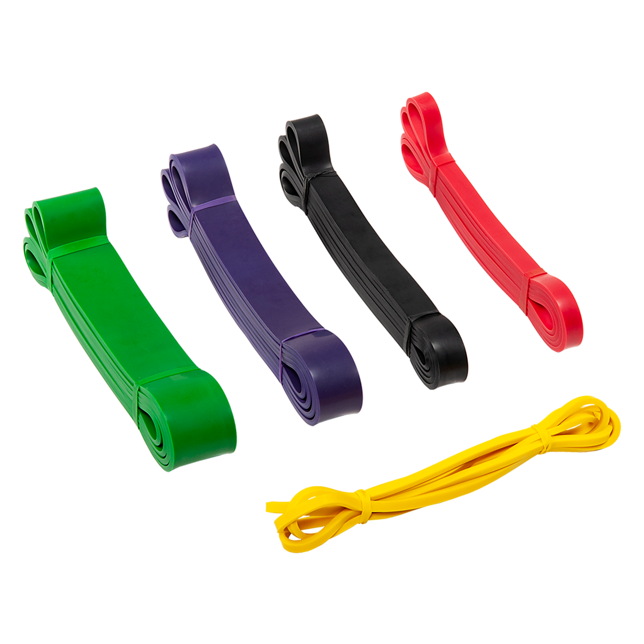 Resistance Bands Loop Set of 5 Exercise Workout CrossFit Fitness