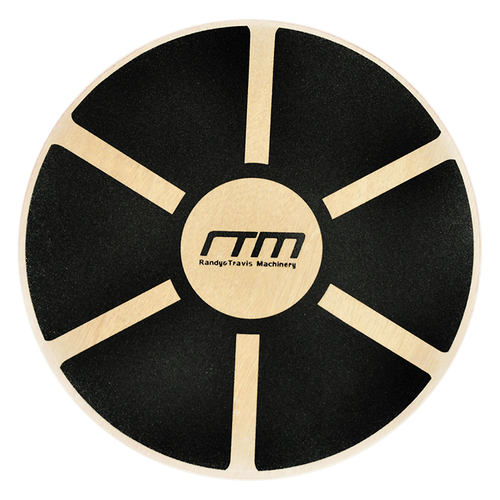 Heavy Duty 15.5" Wooden Balance Board with Non-Slip Pad Fitness 