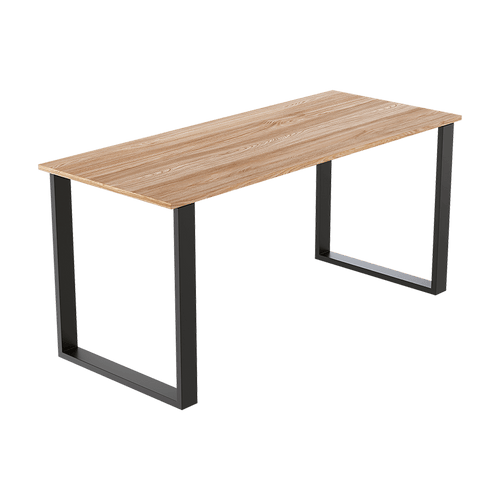 Square-Shaped Table Bench Desk Legs Retro Industrial Design Fully Welded - Black