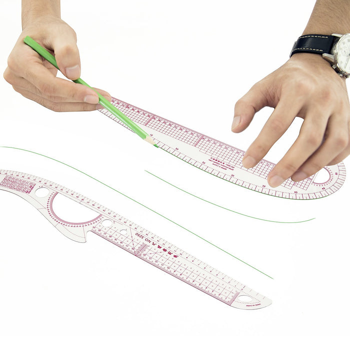 Plastic French Curve Metric Sewing Clothes Ruler Measure for