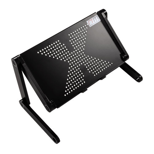 Aluminium Alloy Folding Laptop Computer Stand Desk Table Tray On Bed Mouse