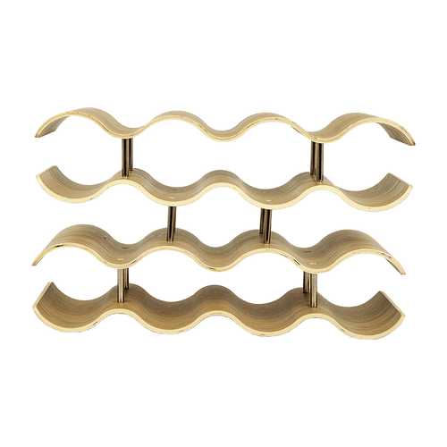 Wooden Wave Wine Rack/Creative Home Grape Wine Holder Shelf Cabinet/Bottle Rack