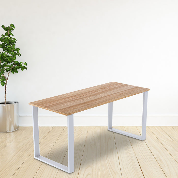 Table Bench Desk Legs Retro Industrial Design - White Square