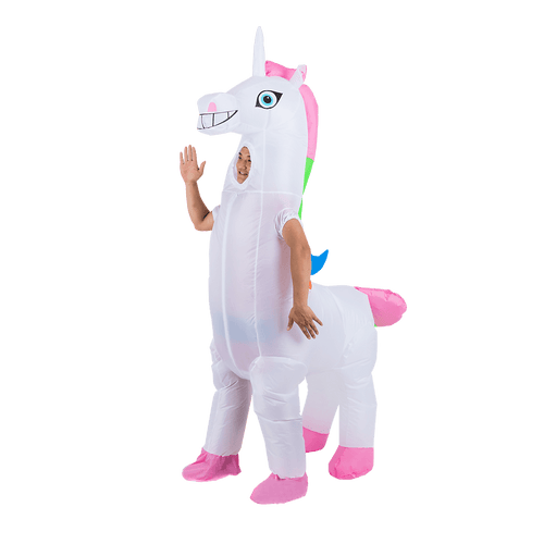 Giant Unicorn Fancy Dress Inflatable Suit -Fan Operated Costume