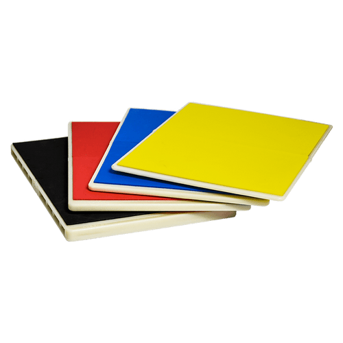 Martial Arts Supply Rebreakable Board Taekwondo, MMA, Karate-Set: Yellow, Blue, Red & Black