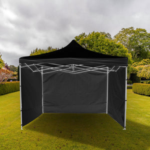 3x3m Popup Gazebo Party Tent Marquee Black