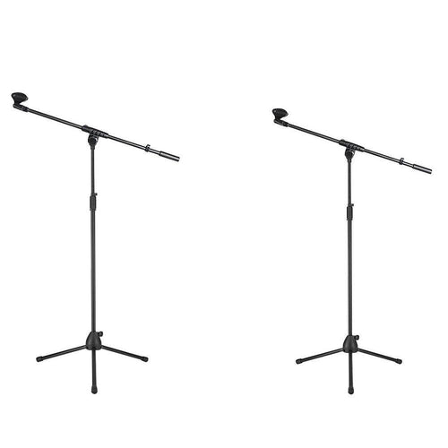 Stage Stands Tripod Mic Stand with Boom 2-Pack