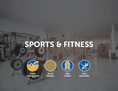 2x Adjustable Nylon Handles