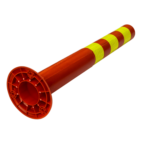 4x Plastic Traffic Bollard Barrier Post Crowd Control Safety 