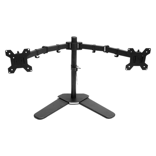 13"-27" Dual Screen Monitor Stand TV Bracket Computer Display Desk Mount Holder