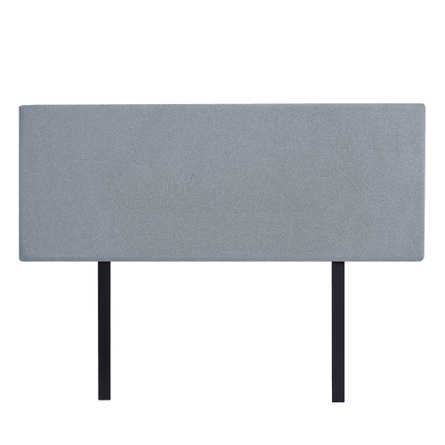 Linen Fabric Rectangular Queen Bed Deluxe Headboard Bedhead Berlin Blue 