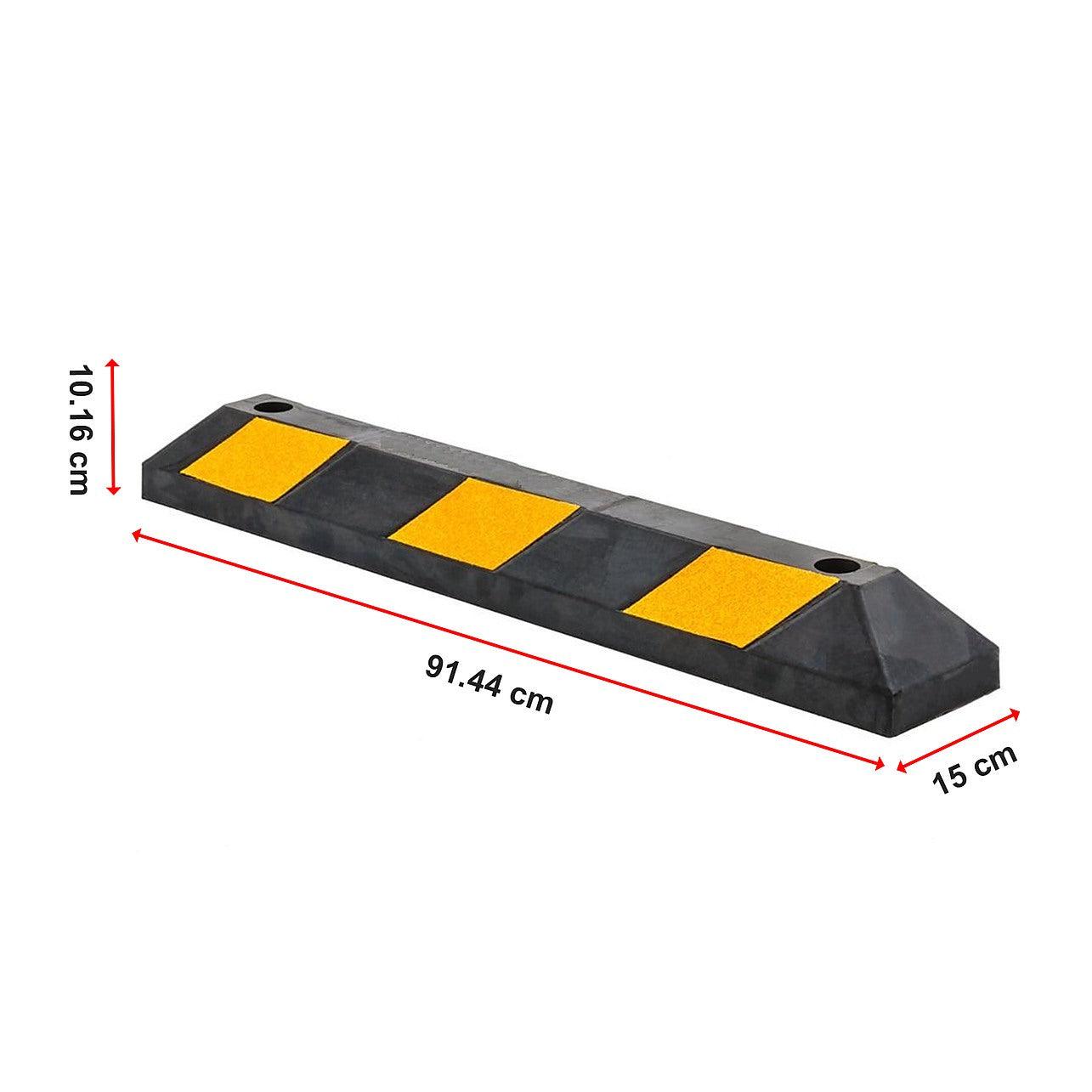 VaygWay Rubber Parking Curb Guide – Heavy Duty Car Parking