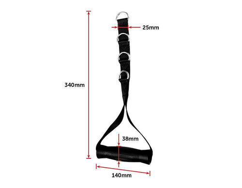 2x Adjustable Nylon Handles