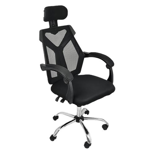 Office Chair Gaming Computer Chairs Mesh Back Foam Seat - Black