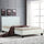 King Single Bed Frame White PU Leather