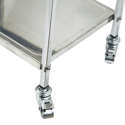 3 Tiers Food Trolley Cart Stainless Steel Utility Kitchen Dining Service