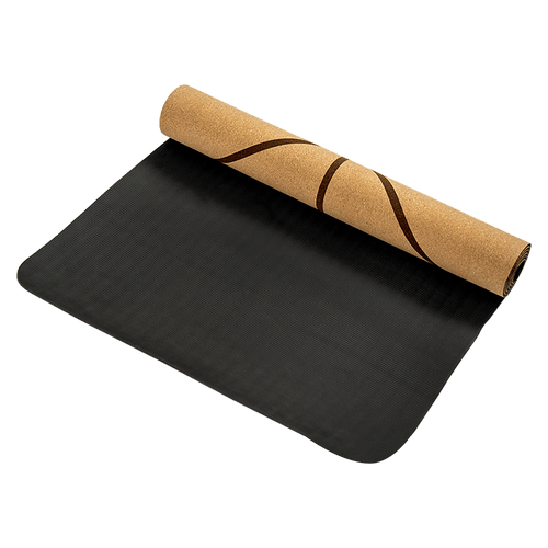 Natural Cork TPE Yoga Mat Sports Eco Friendly Exercise Fitness Gym Pilates