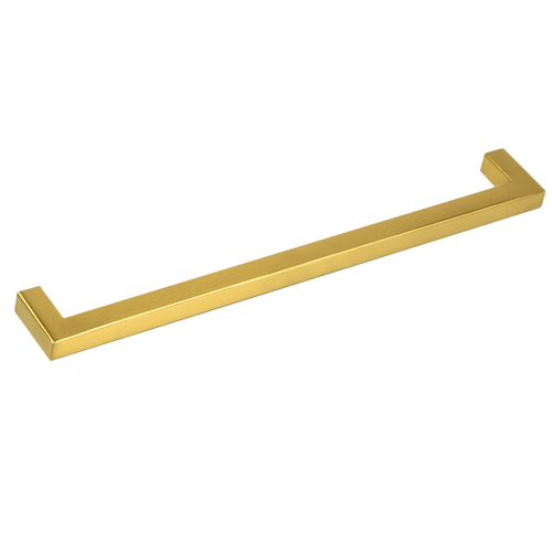 15x Brushed Brass Drawer Pulls Kitchen Cabinet Handles - Gold Finish 256mm