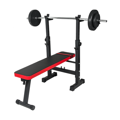 Folding Flat Weight Lifting Bench Body Workout Exercise Machine Home Fitness