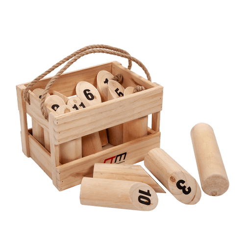 Number Toss Wooden Set Outdoor Games with Carry Case