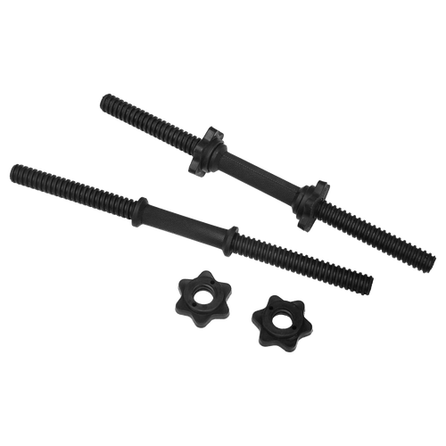 45cm - 1 Pair Dumbbell Bar 25mm Diameter - PVC Coated Dumbell Handle