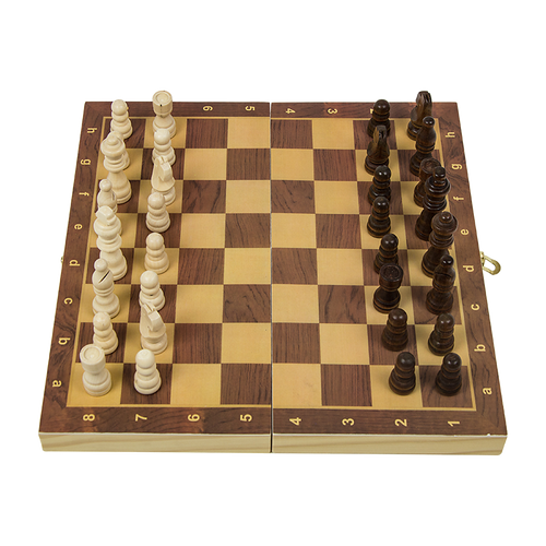 Chess Board Games Folding Large Chess Wooden Chessboard Set Wood Toy Gift
