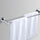 Double Classic Chrome Towel Bar Rail Bathroom   