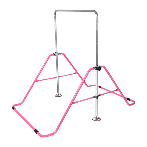 Kids Gymnastics Bars Training Horizontal Bar Monkey Kip Bar Pink