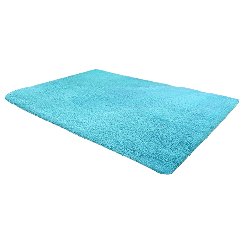 230x200cm Floor Rugs Large Shaggy Rug Area Carpet Bedroom Living Room Mat Turquoise