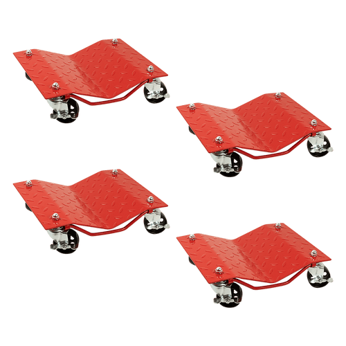 Auto Dolly Car Dolly Wheel Tire 12"x16" Skate 6000lb Repair Slide Set of (4)