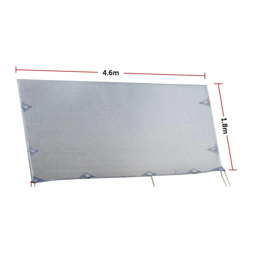 4.6 x 1.8m Caravan Privacy Screen Side Roll Out Awning