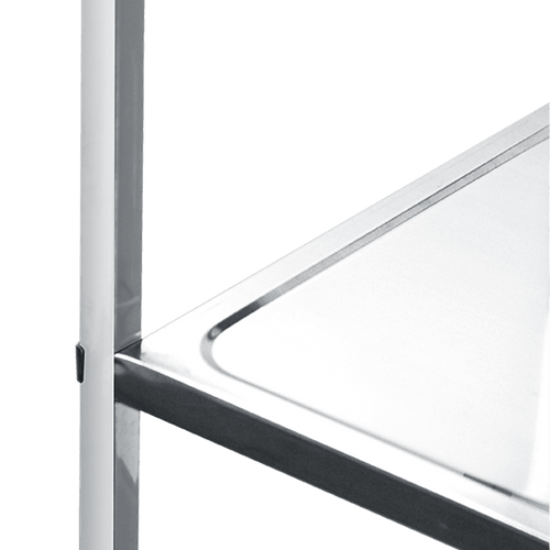 3 Tiers Food Trolley Cart Stainless Steel Utility Kitchen Dining Service