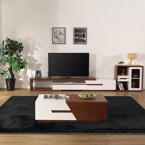 230x160cm Floor Rugs Large Shaggy Rug Area Carpet Bedroom Living Room Mat Black