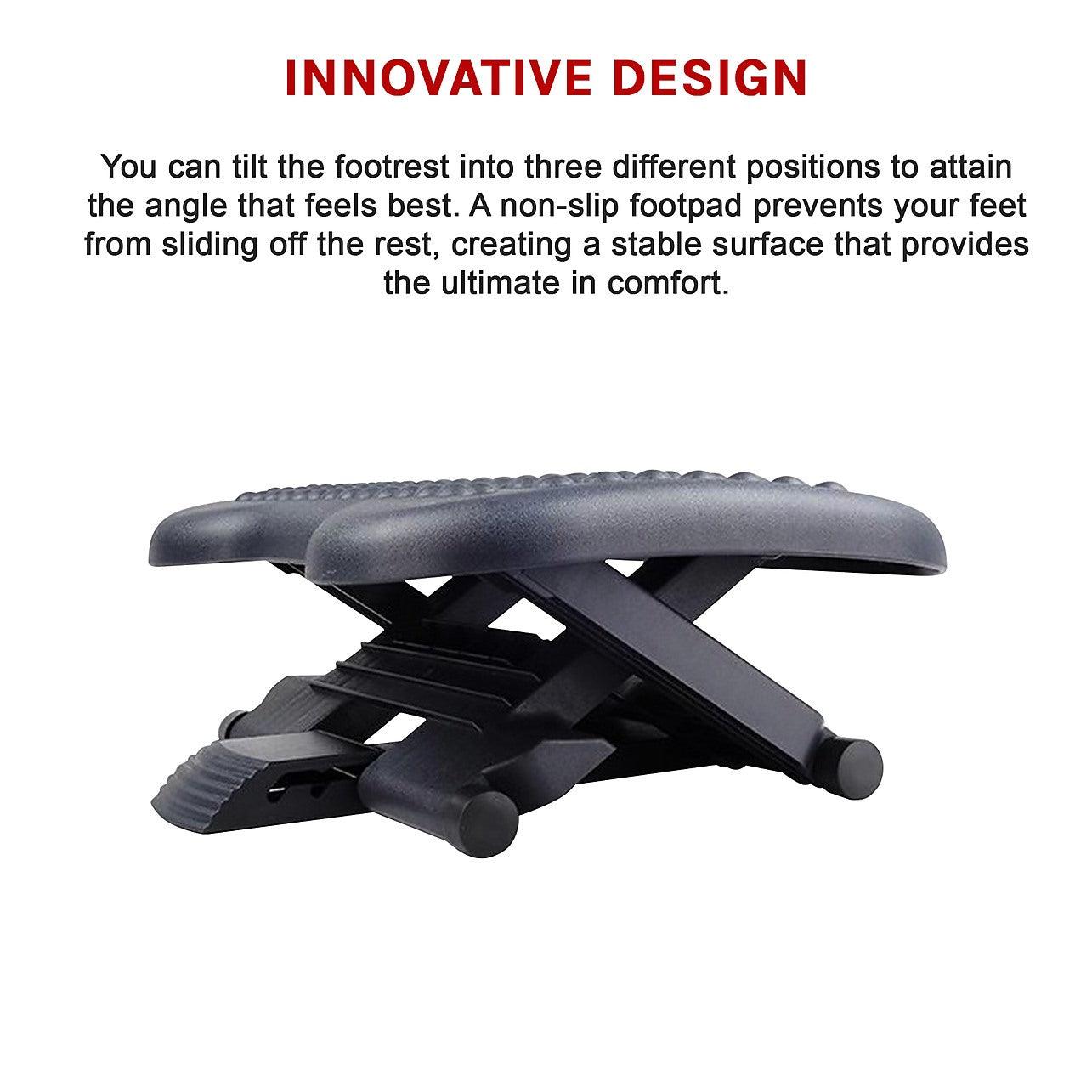 Best angle for footrest deals