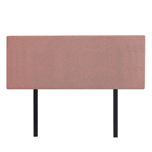 Linen Fabric Rectangular Double Bed Deluxe Headboard Bedhead Pearl Copper Brown 