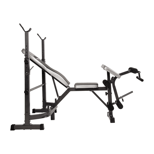 Multi Station Home Gym Weight Bench Press Leg Equipment Set Fitness Exercise