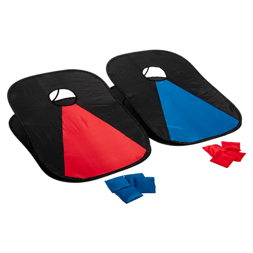 Portable Collapsible Cornhole Board Set – 2 Boards, 8 Bean Bags & Carry Case