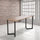 V Shaped Table Bench Desk Legs Retro Industrial Design Fully Welded - Black