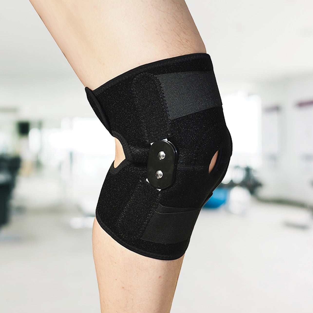 Hinged Full Knee Support Brace Protection Arthritis Injury Sports - Sports  & Fitness > Tapes & Braces