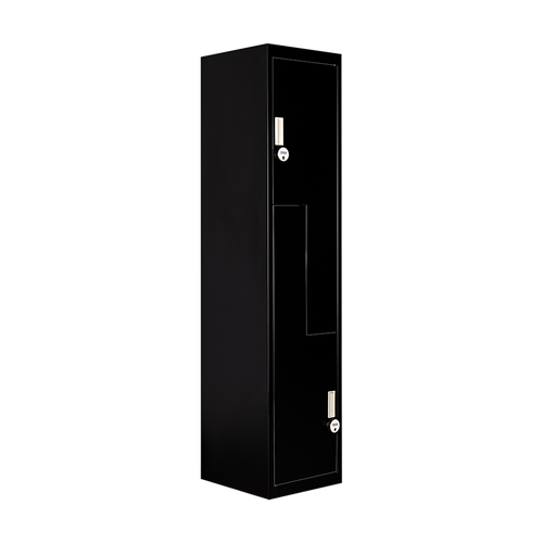Multipurpose Locker – Black Dual L-Shaped Door with 4-Digit Combination Lock